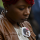 Lesley McSpadden, mother of the unarmed black teenager Michael Brown who was shot and killed in August by a white police officer in Ferguson, Mo., attends a press briefing in Geneva on Nov. 12, 2014, after a session of the United Nations Committee Against Torture. Committee members slammed police brutality that appears to disproportionately affect minorities.
FABRICE COFFRINI/AFP/Getty Images